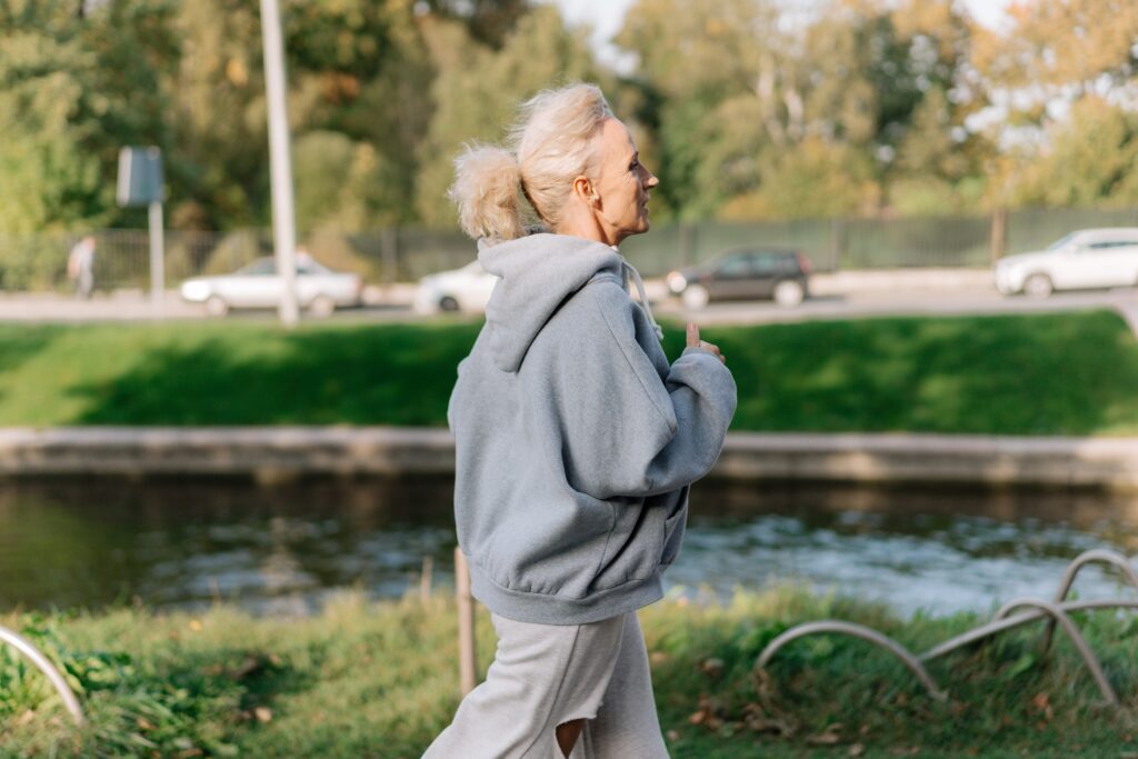 Woman jogging