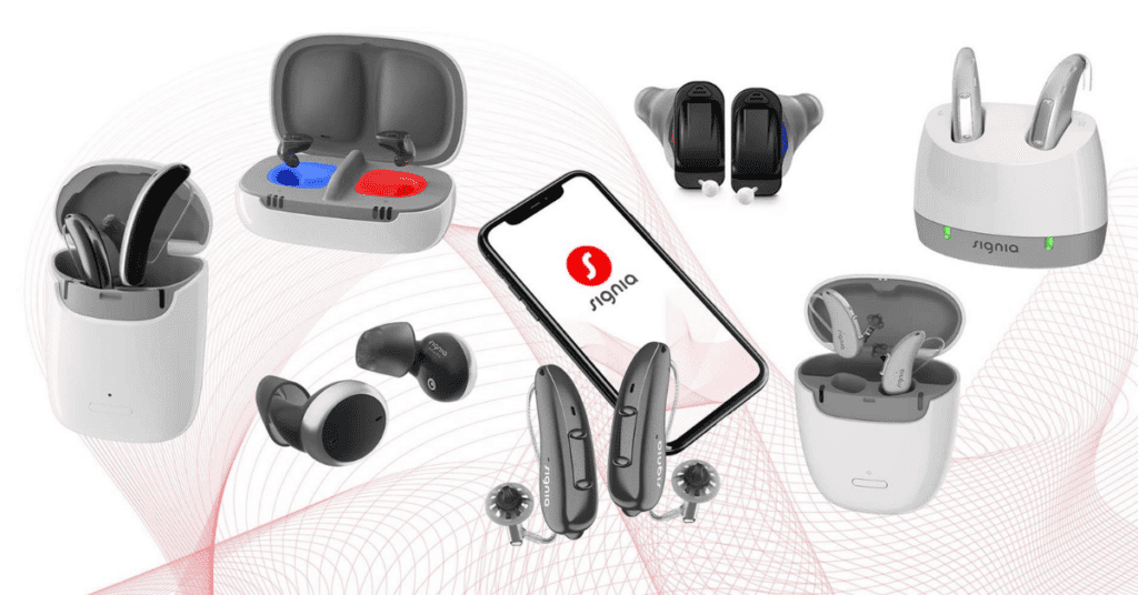Different Signia Hearing Aids 