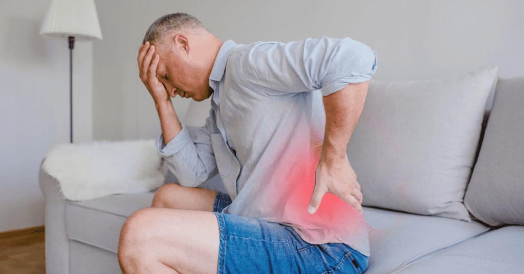 Man suffering from adrenal fatigue