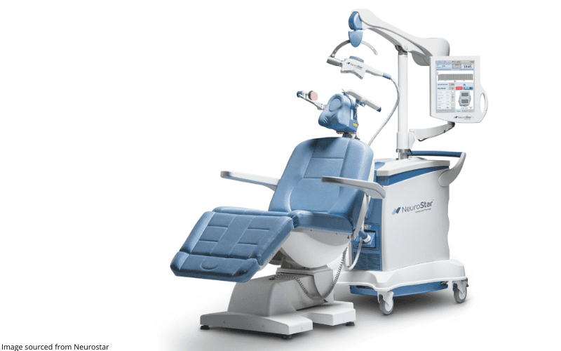 Machine used for TMS therapy