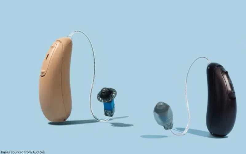 Audicus Spirit 1 & 2 hearing aid models
