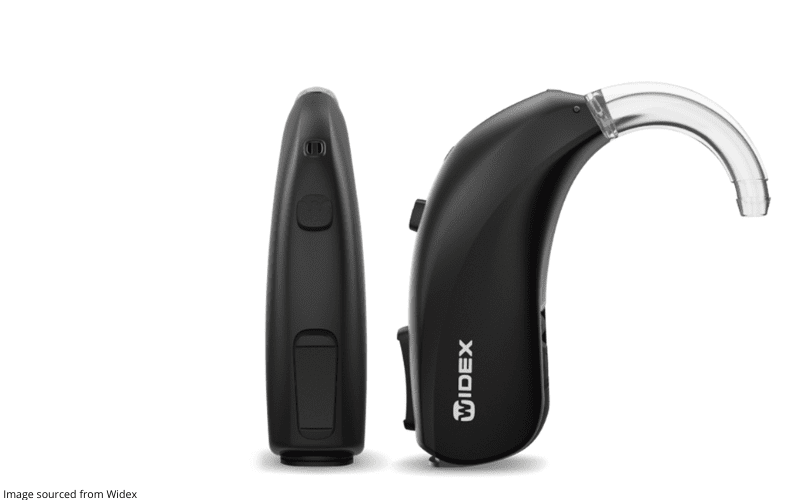 Widex behind the ear hearing aids